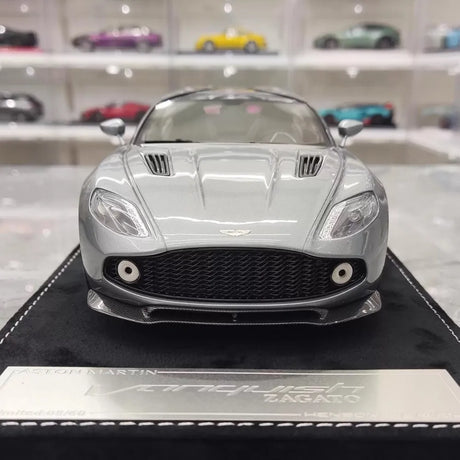 [Henson & Heaven] 1:18 Aston Martin 2019 Vanquish Zagato Shooting Brake Gray Model Car Resin