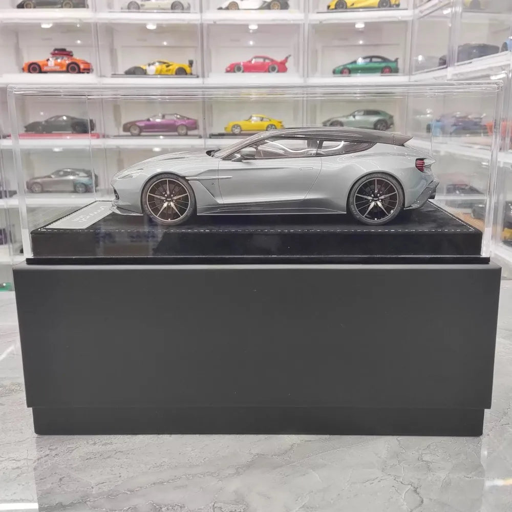 [Henson & Heaven] 1:18 Aston Martin 2019 Vanquish Zagato Shooting Brake Gray Model Car Resin