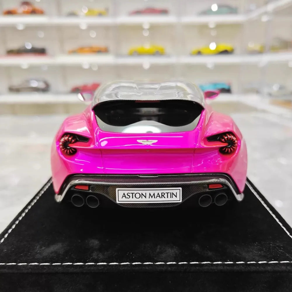 [Henson & Heaven] 1:18 Aston Martin 2019 Vanquish Zagato Shooting Brake Purple Model Car Resin