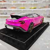 [Henson & Heaven] 1:18 Aston Martin 2019 Vanquish Zagato Shooting Brake Purple Model Car Resin
