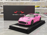[Henson & Heaven] 1:18 Aston Martin 2019 Vanquish Zagato Shooting Brake Pink Model Car Resin