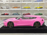 [Henson & Heaven] 1:18 Aston Martin 2019 Vanquish Zagato Shooting Brake Pink Model Car Resin