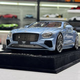 [Henson & Heaven] 1:18 Bentley 2025 Continental GT Speed sininen pienoismalli Hartsi