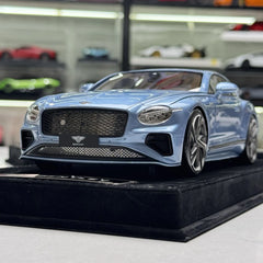 [Henson & Heaven] 1:18 Bentley 2025 Continental GT Speed Blue Model Car Resin