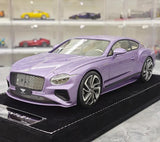 [Henson & Heaven] 1:18 Bentley 2025 Continental GT Speed lila modellbil harts