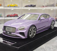 [Henson & Heaven] 1:18 Bentley 2025 Continental GT Speed Purple Model Car Resin