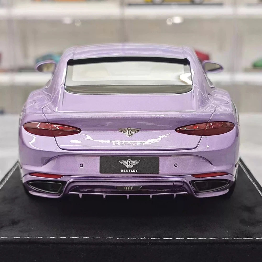 [Henson & Heaven] 1:18 Bentley 2025 Continental GT Speed Purple Model Car Resin