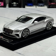 [Henson & Heaven] 1:18 Bentley 2025 Continental GT Speed Silver Model Car Resin