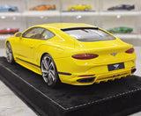 [Henson & Heaven] 1:18 Bentley 2025 Continental GT Speed gul modellbil harts