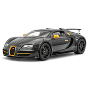 Henson & Heaven Bugatti 2005 Veyron preto 1:18 – modelo de coleção em resina