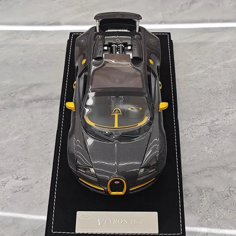 [Henson & Heaven] 1:18 Bugatti 2005 Veyron Black Model Car Resin