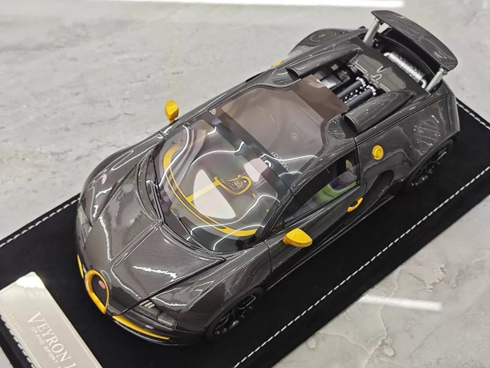 [Henson & Heaven] 1:18 Bugatti 2005 Veyron nero modellino di auto resina