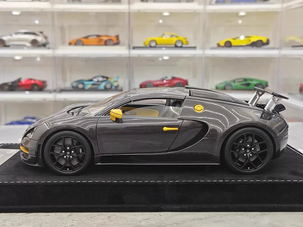 [Henson & Heaven] 1:18 Bugatti 2005 Veyron nero modellino di auto resina