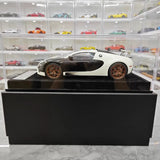 [Henson & Heaven] 1:18 Bugatti 2005 Veyron Black & White Model Car Resin