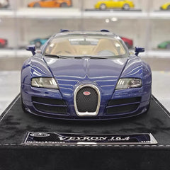 [Henson & Heaven] 1:18 Bugatti 2005 Veyron Blue Model Car Resin