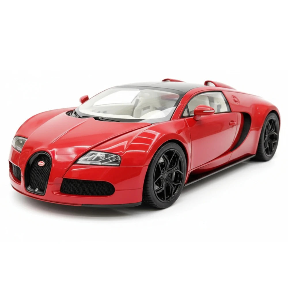 [Henson & Heaven] 1:18 Bugatti 2005 Veyron Red Model Car Resin