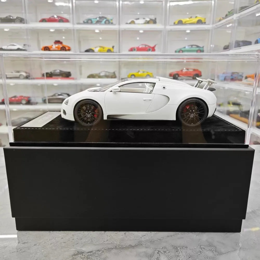 [Henson & Heaven] 1:18 Bugatti 2005 Veyron White Model Car Resin