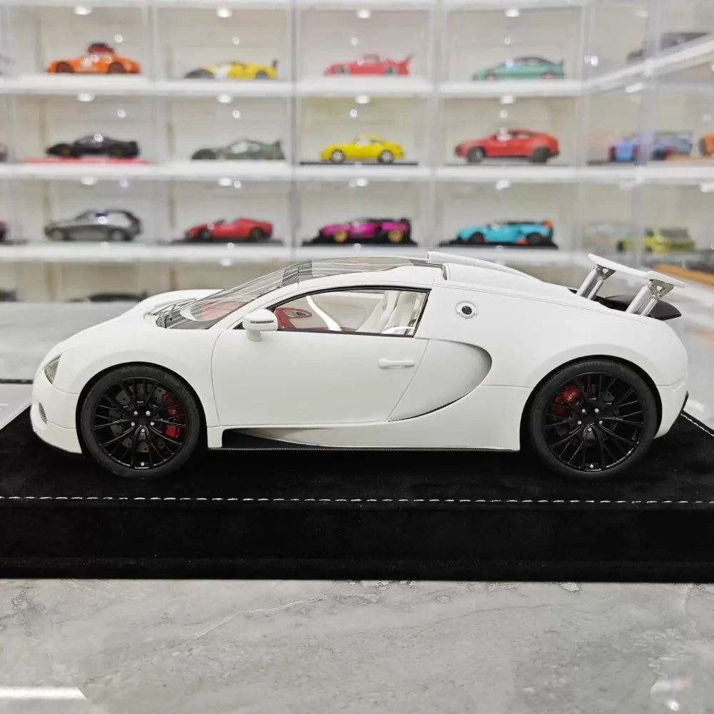 [Henson & Heaven] 1:18 Bugatti 2005 Veyron White Model Car Resin