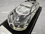 [Henson & Heaven] 1:18 Bugatti 2005 Veyron White & Black Model Car Resin