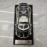 [Henson & Heaven] 1:18 Bugatti 2005 Veyron White & Black Model Car Resin