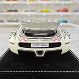 [Henson & Heaven] 1:18 Bugatti 2005 Veyron White & Black Model Car Resin