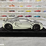 [Henson & Heaven] 1:18 Bugatti 2005 Veyron White & Black Model Car Resin