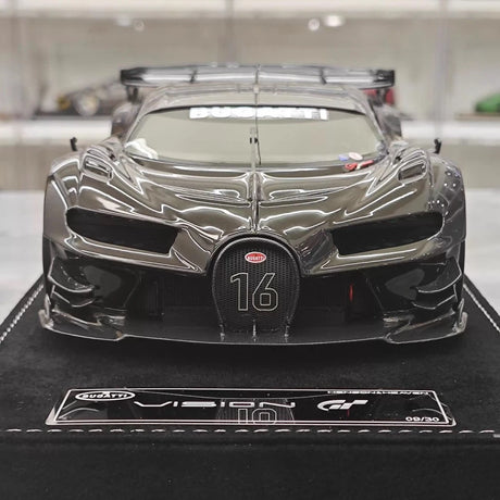 [Henson & Heaven] 1:18 Bugatti 2015 Vision Gran Turismo Black Model Car Resin