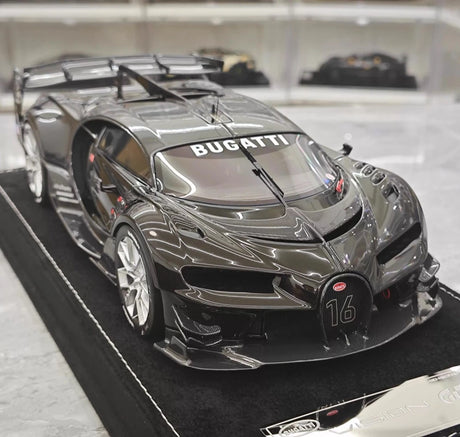 [Henson & Heaven] 1:18 Bugatti 2015 Vision Gran Turismo Black Model Car Resin