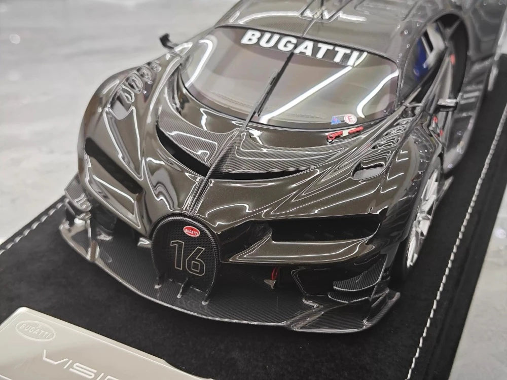 [Henson & Heaven] 1:18 Bugatti 2015 Vision Gran Turismo noir voiture miniature Resin