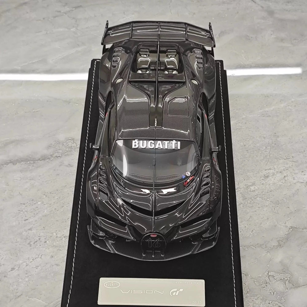 [Henson & Heaven] 1:18 Bugatti 2015 Vision Gran Turismo noir voiture miniature Resin