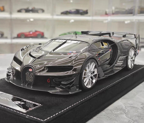 [Henson & Heaven] 1:18 Bugatti 2015 Vision Gran Turismo Black Model Car Resin