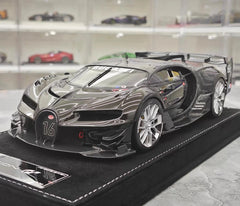 [Henson & Heaven] 1:18 Bugatti 2015 Vision Gran Turismo noir voiture miniature Resin