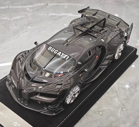 [Henson & Heaven] 1:18 Bugatti 2015 Vision Gran Turismo Black Model Car Resin
