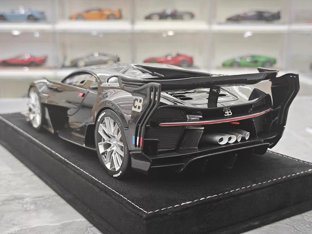 [Henson & Heaven] 1:18 Bugatti 2015 Vision Gran Turismo noir voiture miniature Resin