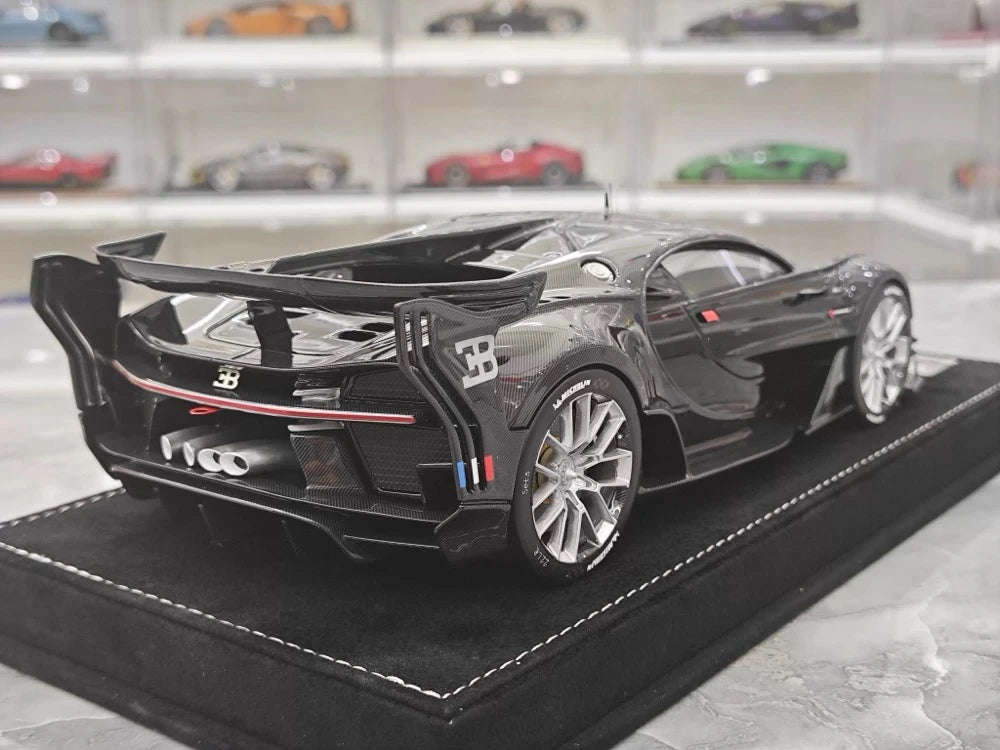 [Henson & Heaven] 1:18 Bugatti 2015 Vision Gran Turismo noir voiture miniature Resin