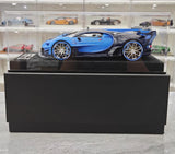 [Henson & Heaven] 1:18 Bugatti 2015 Vision Gran Turismo Blue Model Car Resin