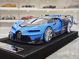 [Henson & Heaven] 1:18 Bugatti 2015 Vision Gran Turismo Blue Model Car Resin