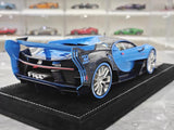 [Henson & Heaven] 1:18 Bugatti 2015 Vision Gran Turismo Blue Model Car Resin