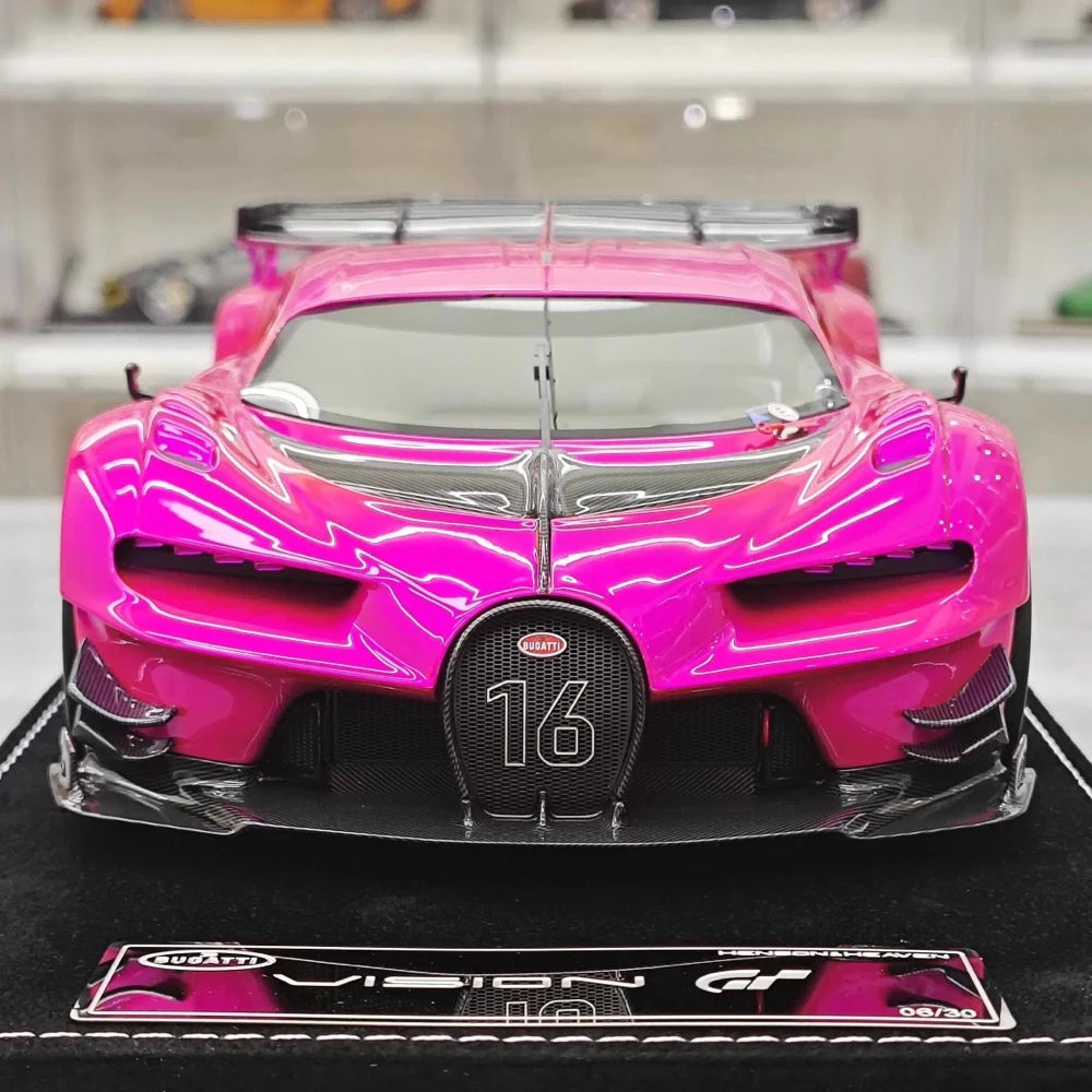 [Henson & Heaven] 1:18 Bugatti 2015 Vision Gran Turismo パープル モデルカー レジン