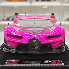[Henson & Heaven] 1:18 Bugatti 2015 Vision Gran Turismo Purple Model Car Resin