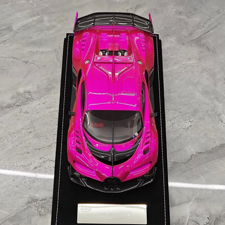 [Henson & Heaven] 1:18 Bugatti 2015 Vision Gran Turismo Purple Model Car Resin