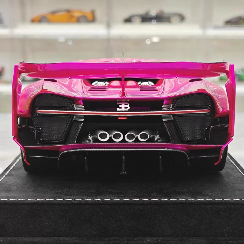 [Henson & Heaven] 1:18 Bugatti 2015 Vision Gran Turismo Purple Model Car Resin