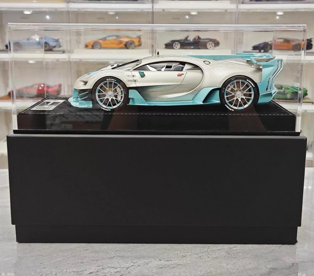 [Henson & Heaven] 1:18 Bugatti 2015 Vision Gran Turismo シルバー モデルカー レジン