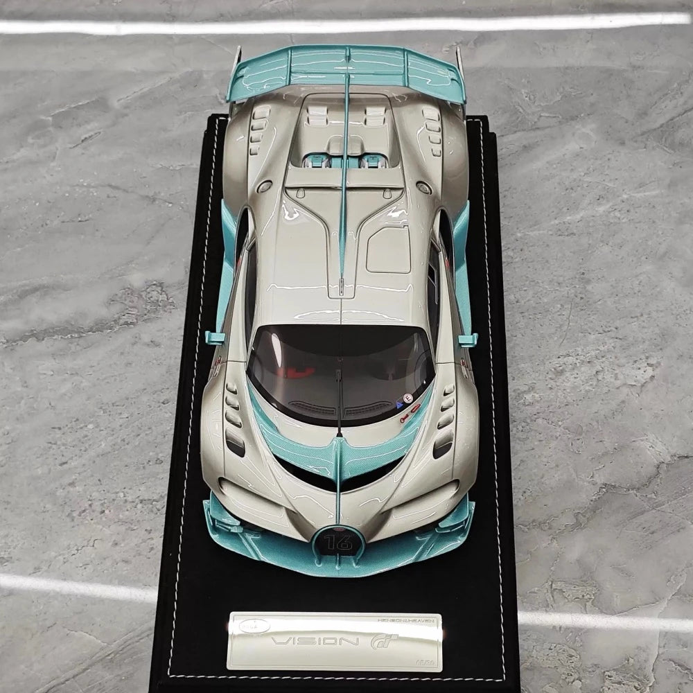 [Henson & Heaven] 1:18 Bugatti 2015 Vision Gran Turismo シルバー モデルカー レジン