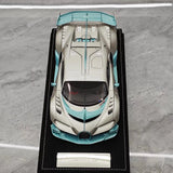 [Henson & Heaven] 1:18 Bugatti 2015 Vision Gran Turismo Silver Model Car Resin