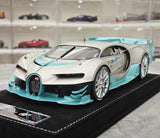 [Henson & Heaven] 1:18 Bugatti 2015 Vision Gran Turismo Silver Model Car Resin