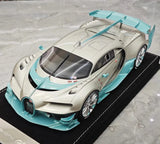 [Henson & Heaven] 1:18 Bugatti 2015 Vision Gran Turismo Silver Model Car Resin