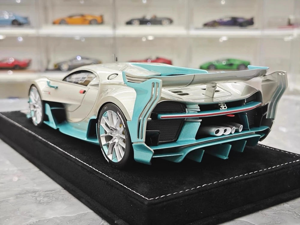 [Henson & Heaven] 1:18 Bugatti 2015 Vision Gran Turismo シルバー モデルカー レジン