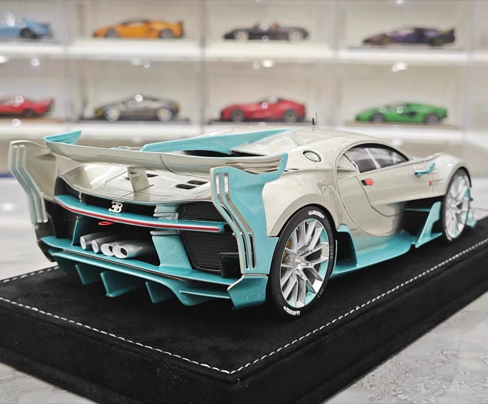 [Henson & Heaven] 1:18 Bugatti 2015 Vision Gran Turismo シルバー モデルカー レジン