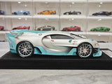 [Henson & Heaven] 1:18 Bugatti 2015 Vision Gran Turismo Silver Model Car Resin